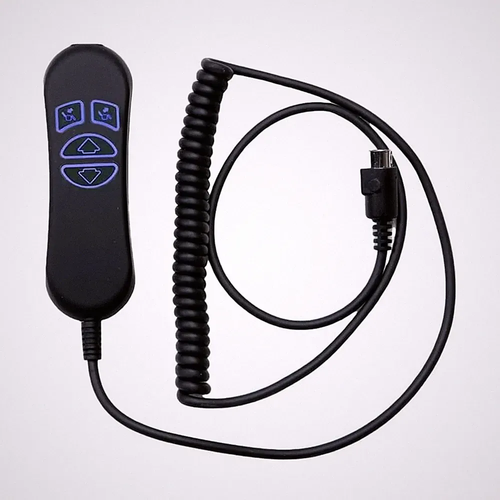 4 Button 5 Pin Lift Chair Hand Control Power Recliner Remote with USB Backlight