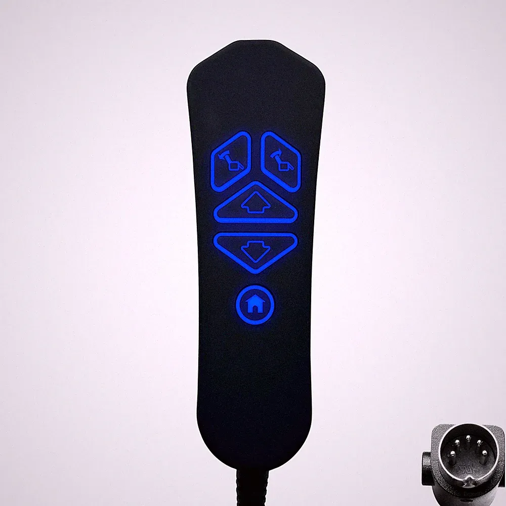 5 Button 5 Pin Power Recliner Lift Chair Remote with USB A C Ports and Backlight