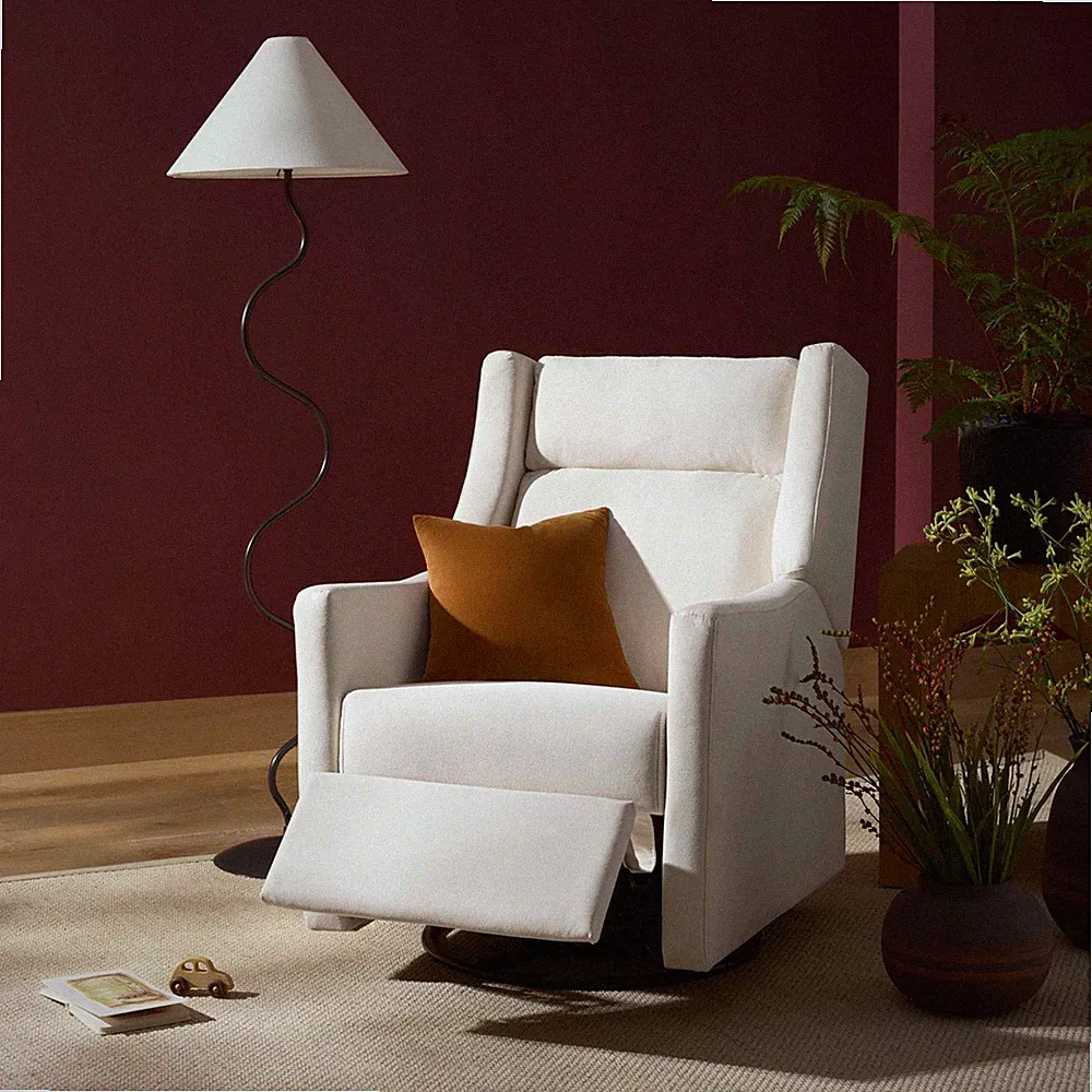 Babyletto Kiwi Plus Power Recliner Swivel Glider Cream M11286PCMEW