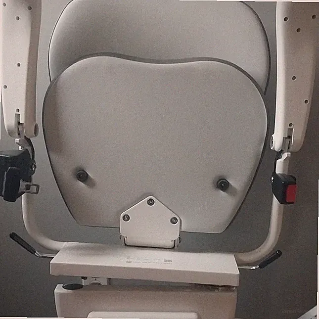 New Listing Electric Stairlift Foldable Safety Sensor Gray for Straight Indoor Staircase