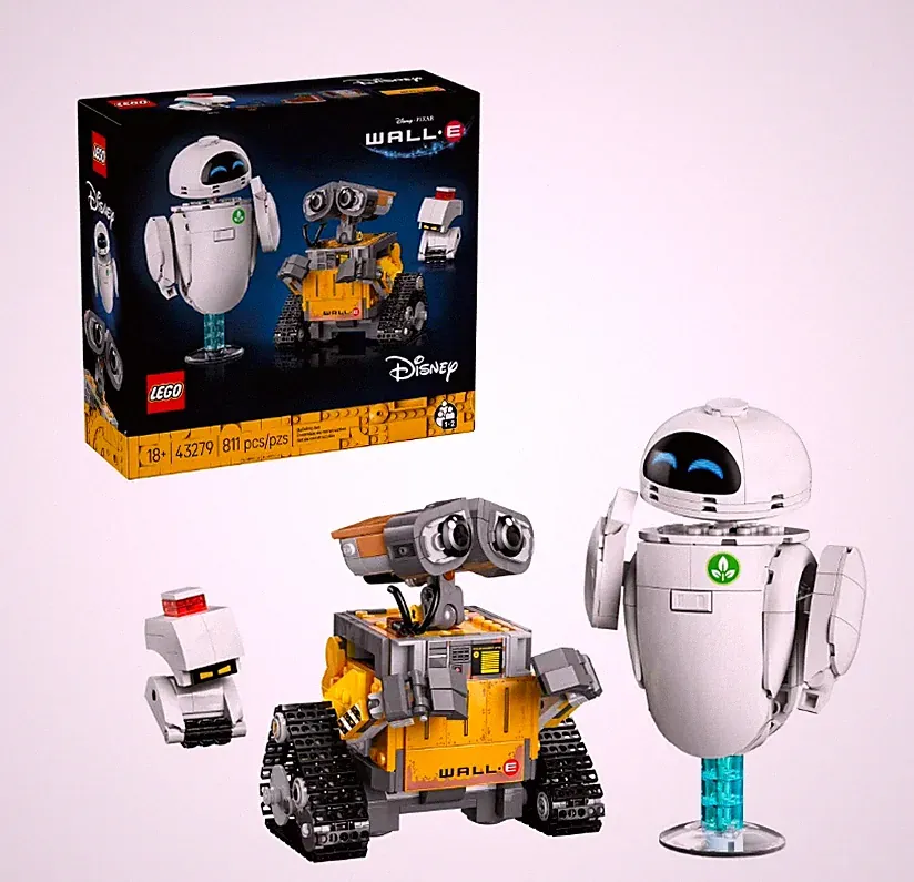 New Listing LEGO Disney & Pixar Wall-E & EVE Building Set for Adults, Ages 18+ - Home Office