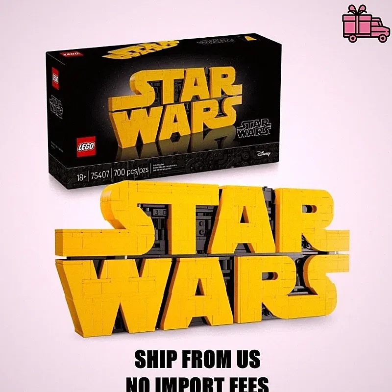 New Listing LEGO Star Wars Brick-Built Star Wars Logo - Building Blocks for Adults 18+ - Col