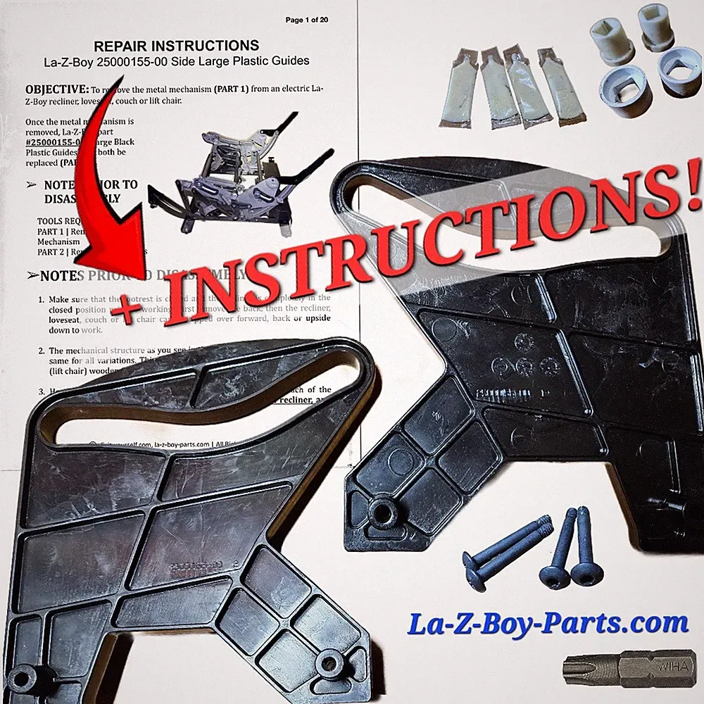 SALE! La-Z-Boy 25000155-00 OEM Plastic Guide Lazy Lift Chair Recliner Sofa Parts